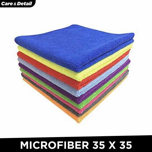 Kain Lap Microfiber Premium Daya Serap Tinggi 35x35 | Lap Fiber Handuk Lap Meja Lemari Dapur Cafe Ho