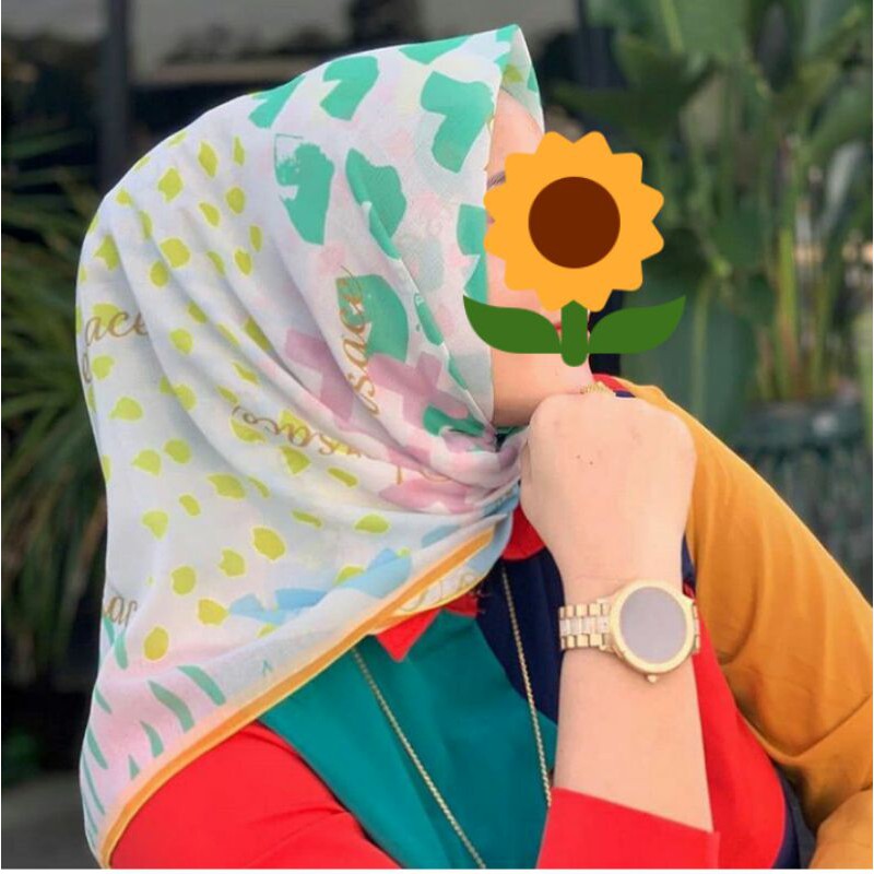Hijab versace halona. id