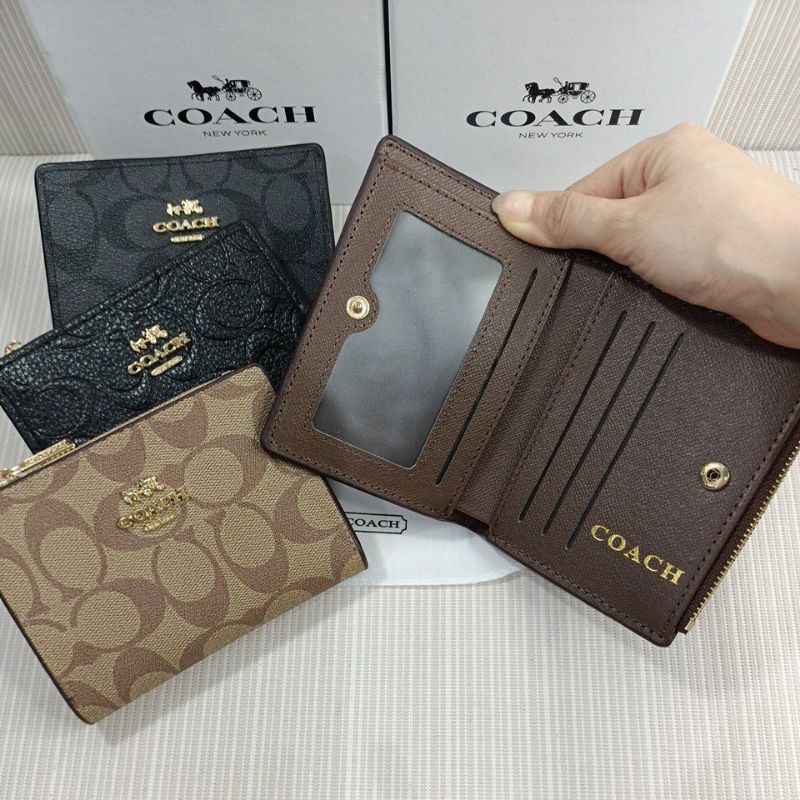 Dompet wanita C signature mini with box + dustbag (L2zipper)