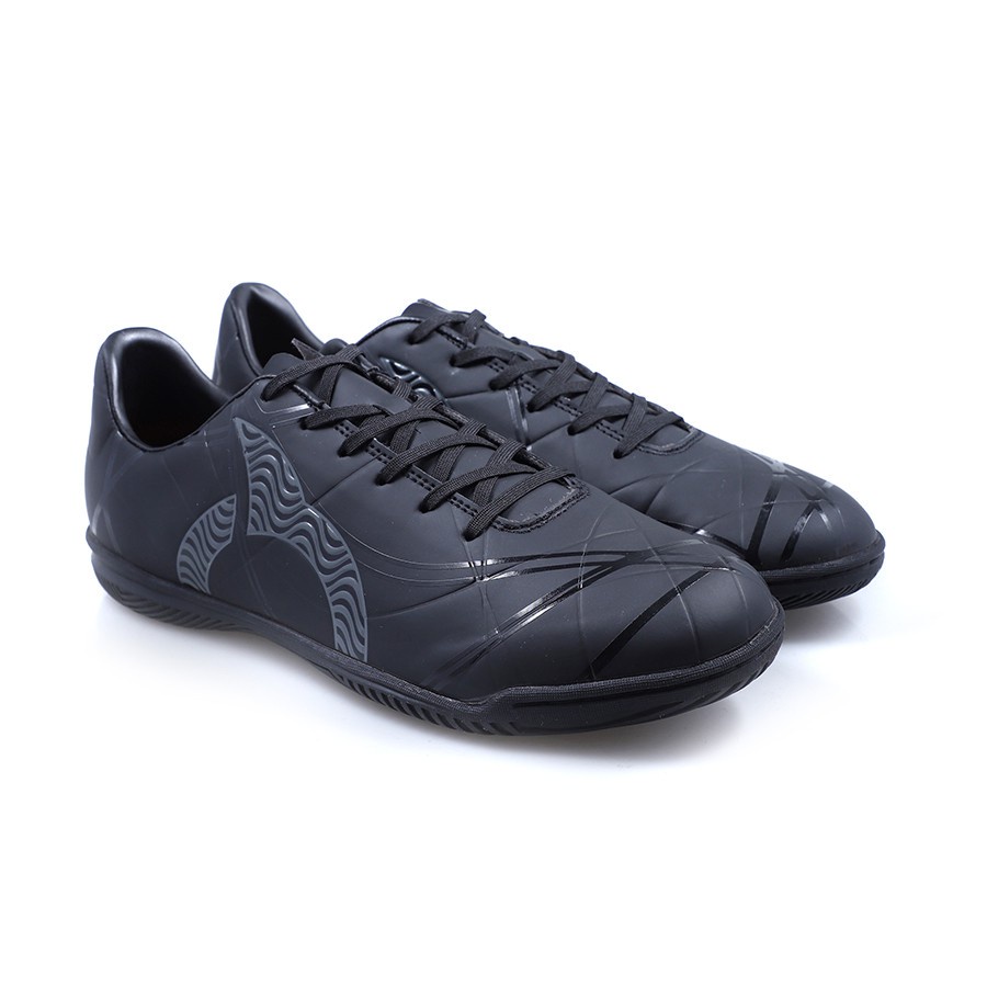 SEPATU FUTSAL ORTUSEIGHT ZENITH IN - BLACK GREY (100% ORIGINAL)