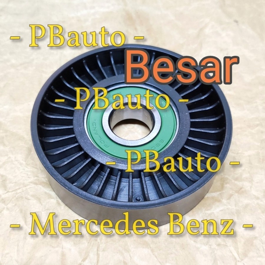 Jual Pulley Tensioner Besar A140 w168 / Mercy Pulley Fan Belt Shopee