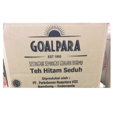 Teh Goalpara 32 x 250g Dus / Teh Hitam Bubuk Goalpara Karton / Teh Goalpara Dus