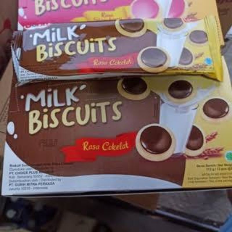 

Biskuit milk gurih coklat stroberi pak grosir