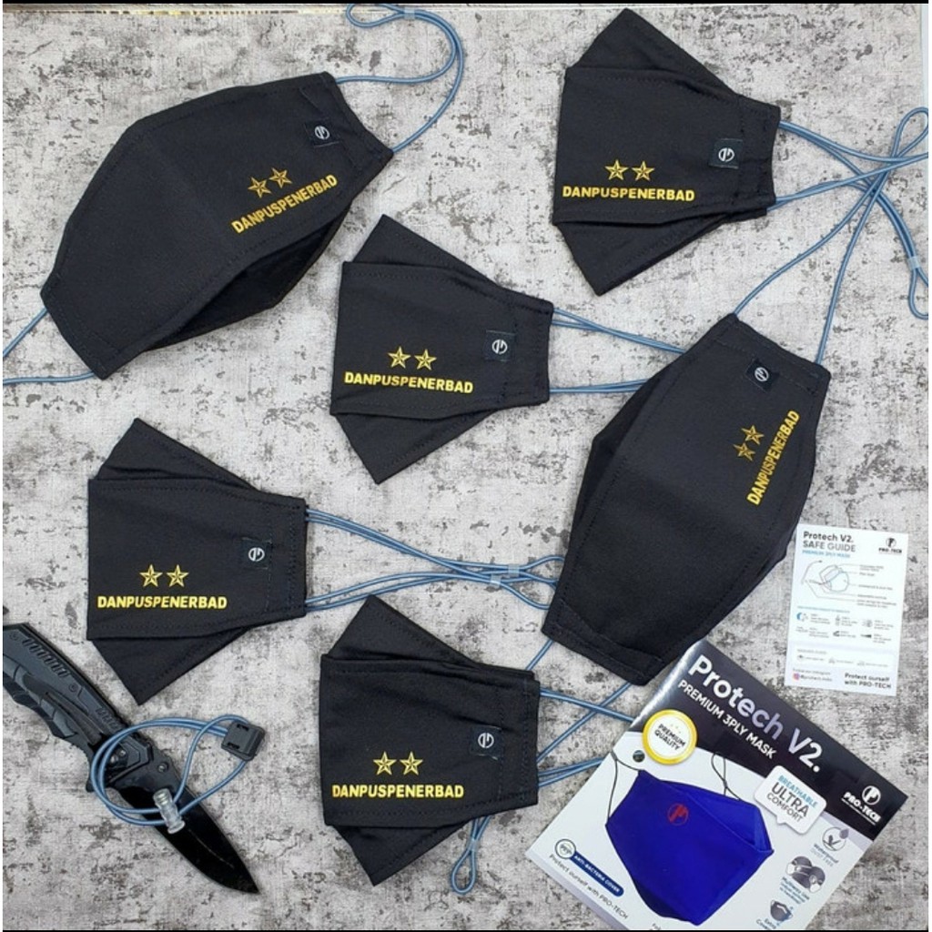 MASKER PROTECH V2 PREMIUM QUALITY Anti Bacteri