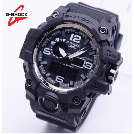 WATER RESIST G-Shock GWG 1000 Gshock Digital Double Time Rubber Jam Tangan Pria