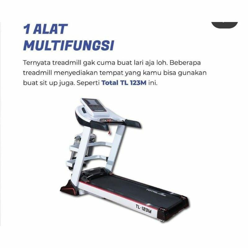 TREADMILL ELEKTRIK 3 HP + MASSAGER TL123 M