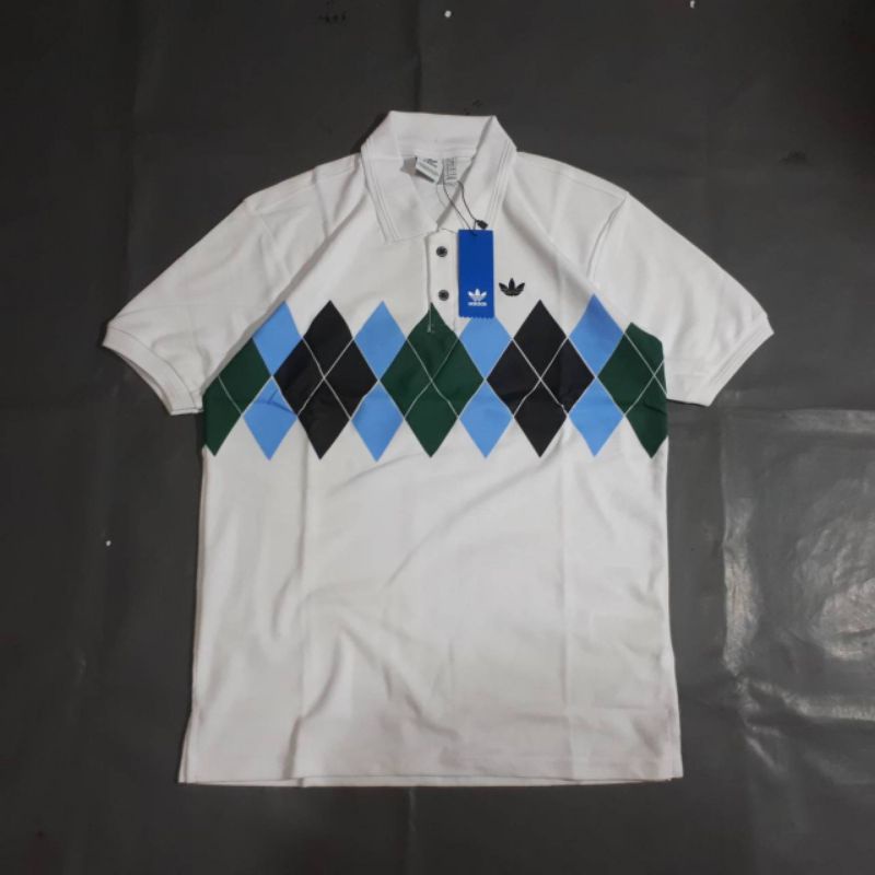 Kaos Polo Adidas Logo Bordir Full Tag & Label Premium Original Dewasa Wanita Pria