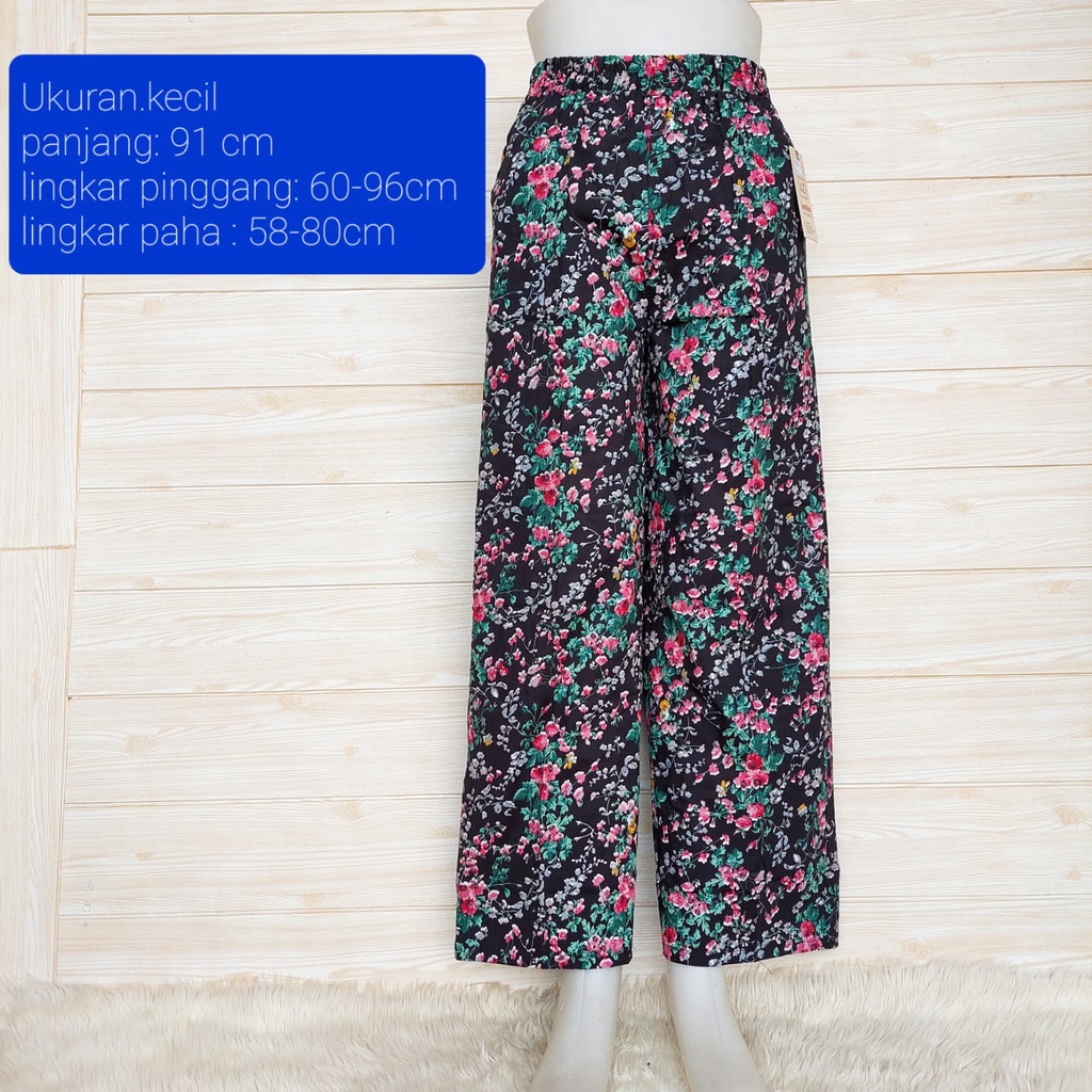 Kulot panjang katun motif keren-motif no.30