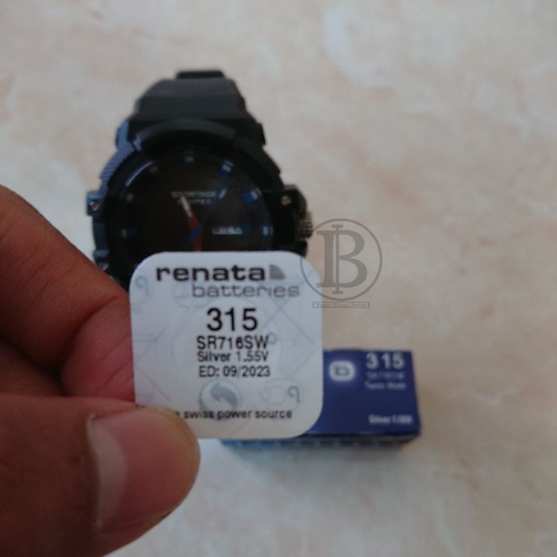 BATERAI RENATA 315 SR716SW ORIGINAL SWISS MADE 1.55 VOLT / BATRAI BATRE BATTERY RENATA SR 716 SW