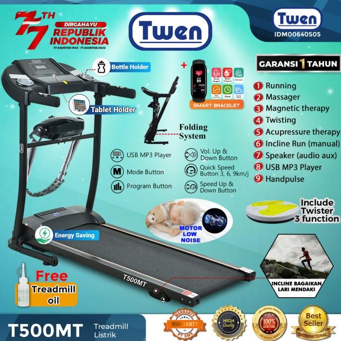 Treadmill Elektrik Twen T500Mt - Treadmill Terbaru