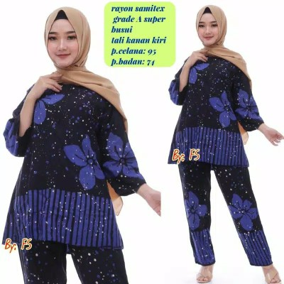 Couple Sarimbit Batik Gamis Dan Kemeja Terbaru