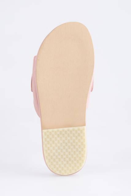 [SIAP KIRIM] BRShoes88 Pink Slip Sandal Flat Wanita