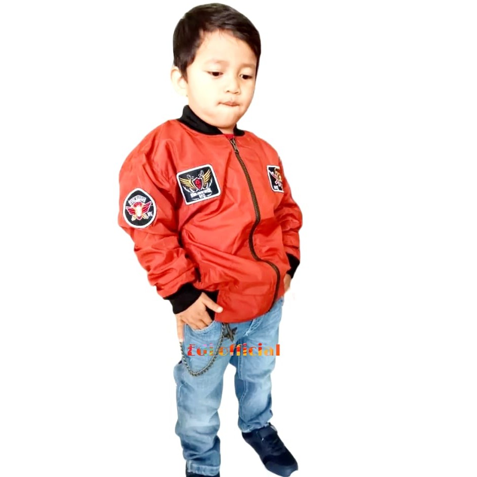 Jaket Bomber Anak Terbaru 1-12 tahun