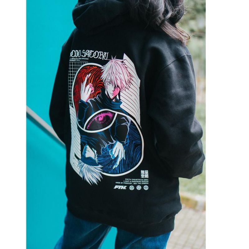 Faith Industries Pullover Hoodie "Gojo Satoru" - M