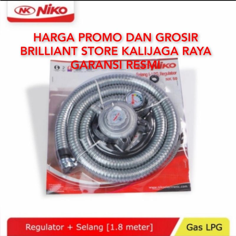 Regulator niko 1 set/ brilliant store Kalijaga raya