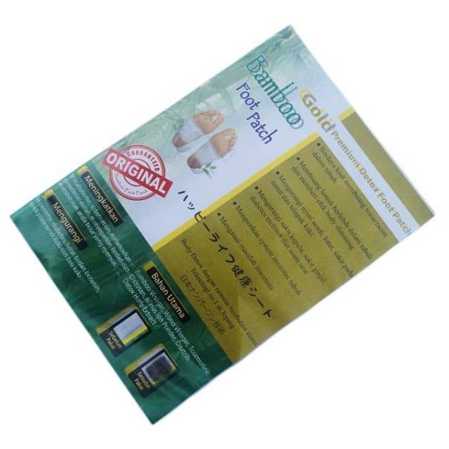 Koyo Kaki Bamboo ( Bamboo Foot Patch, Gold Premium Detox Foot Patch)