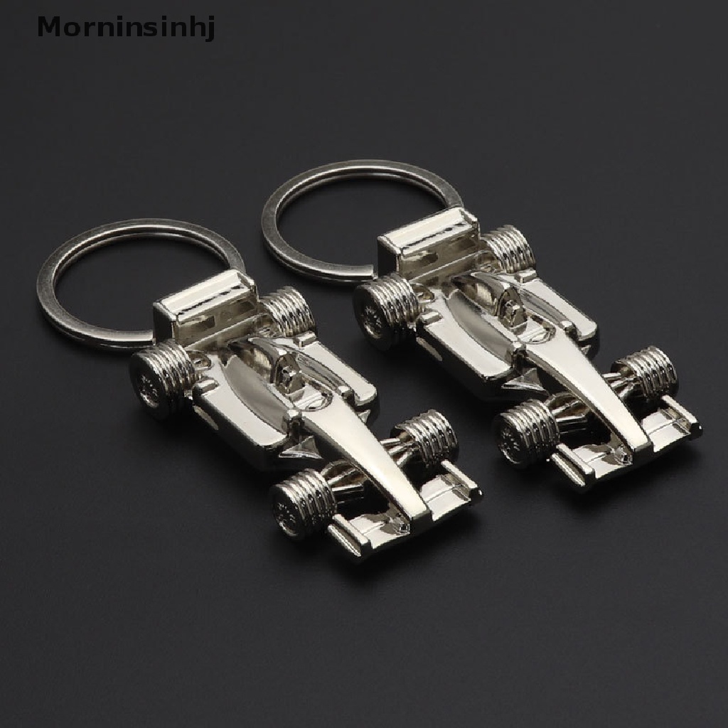 Mornin F1 Gantungan Kunci Hadiah Aktivitas Balap Kepribadian Liontin Kunci Gesper Warna Silver Gantungan Kunci Mobil Perhiasan Pria Keyring id