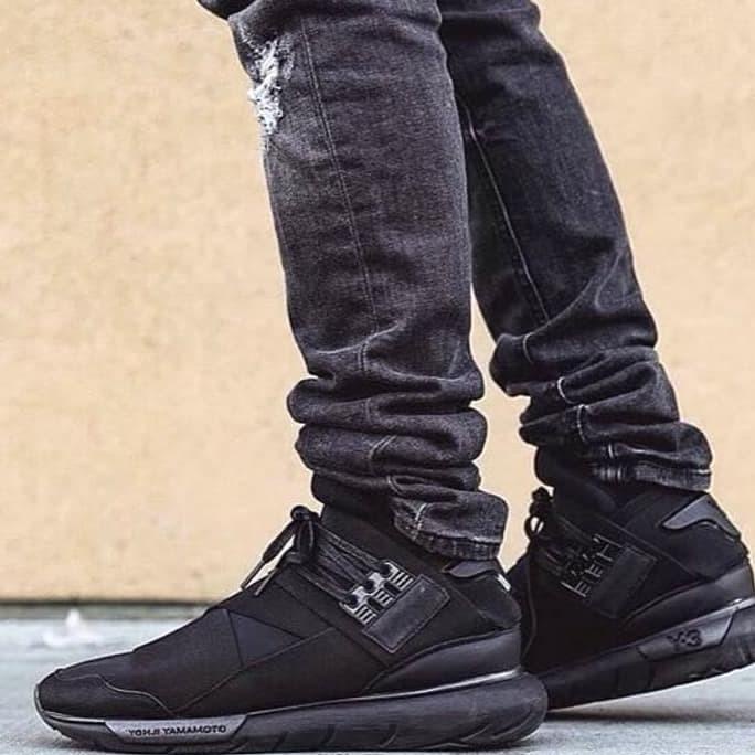 Sepatu Adidas Qasa Y3 Yohji Yamamoto High Black Premium Original