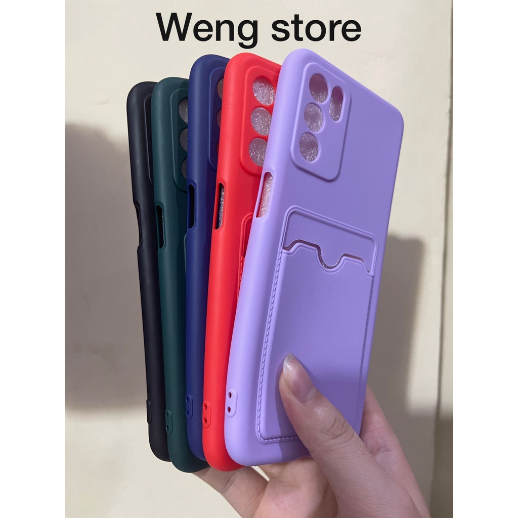 SALE Softcase Card Holder Wallet Macaron For Oppo Realme Xiaomi Vivo Samsung