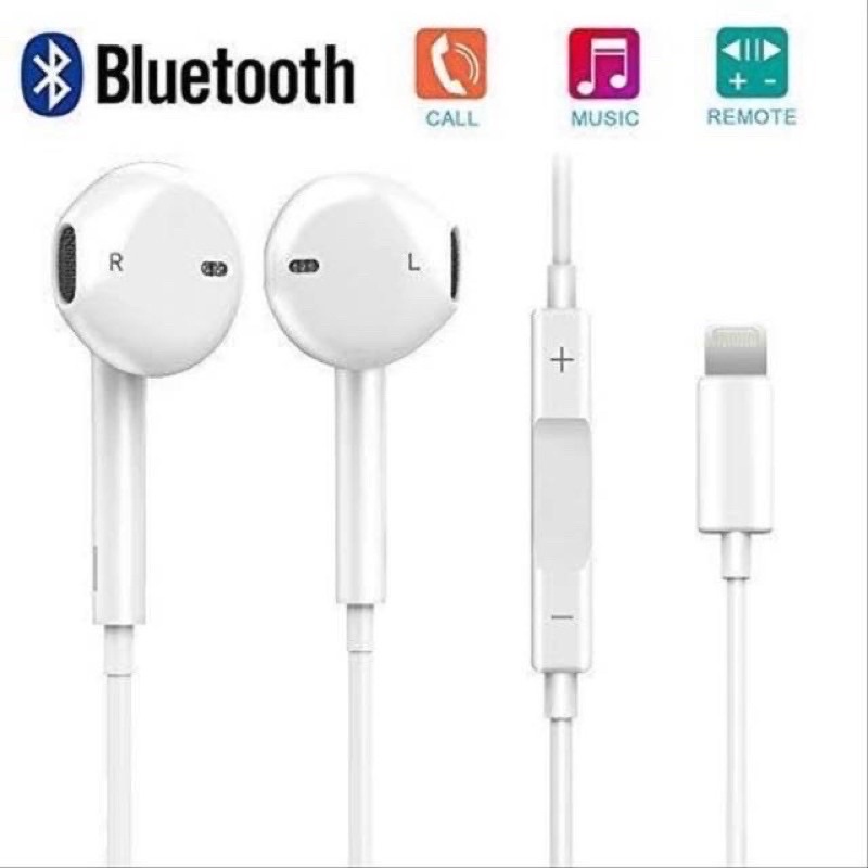 Handsfree Lightning 7 Plus / 8 Plus / X XR XS MAX / 11 Pro Max / 12 Pro Max Colokan Lightningg Headset Earphone