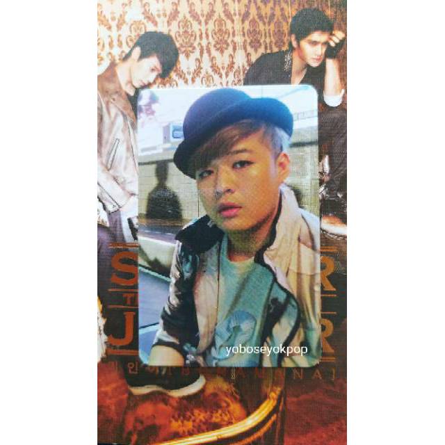 Super Junior - 4th Album Bonamana A Shindong Bonamana A Photocard Korea License