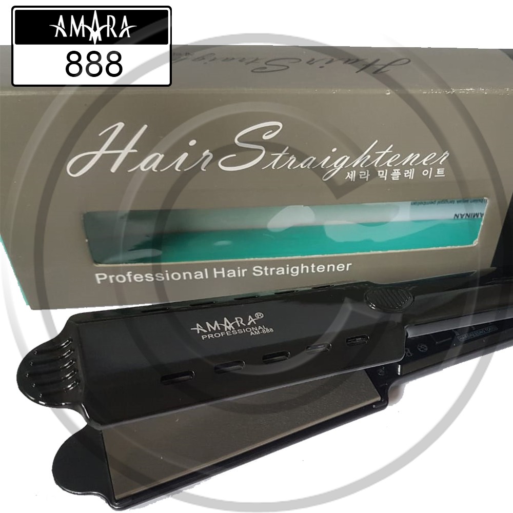 AMARA / AM-888 / Catokan Rambut 2in1 Lurus &amp; Curly Proffesional - CO