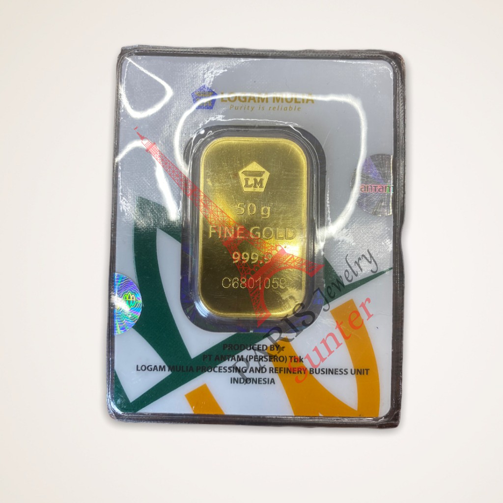 Logam Mulia Antam LM Press Hijau 50 GR