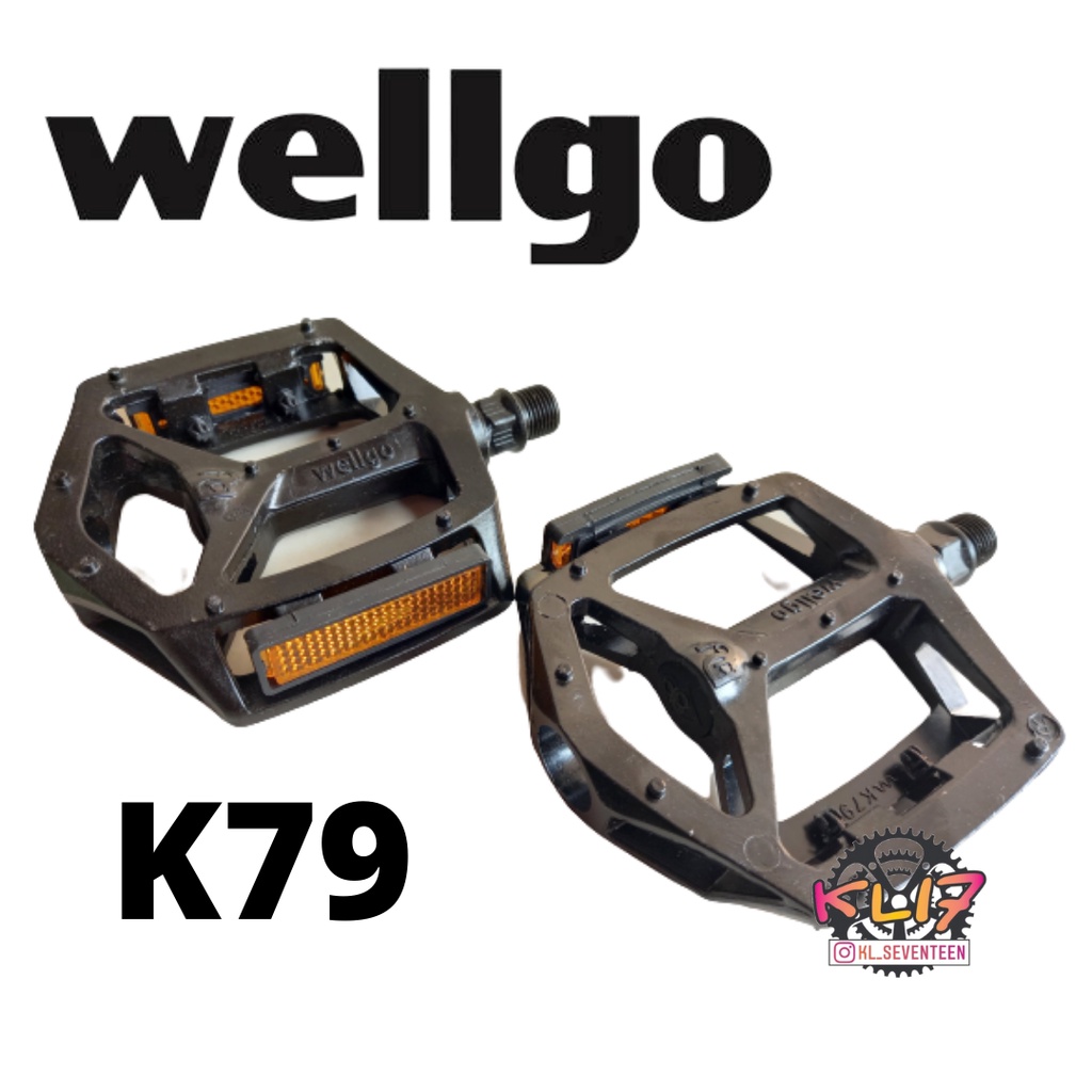 Jual PEDAL WELLGO K79 BEARING PEDAL SEPEDA MTB SEPEDA LIPAT SEPEDA