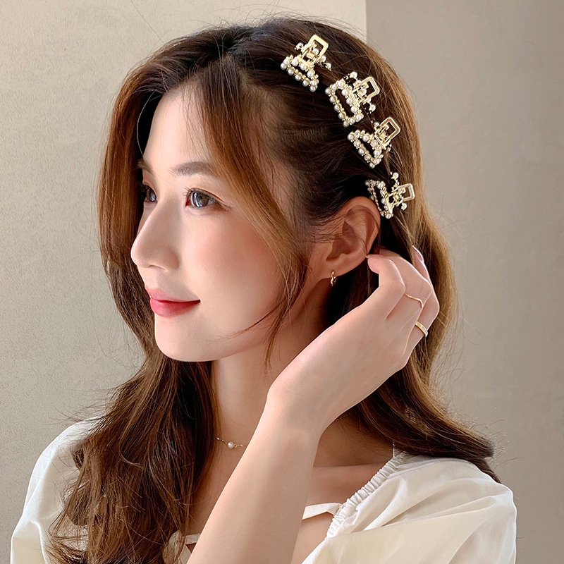 Jepit Rambut Mutiara Berlian Imitasi Untuk Anak Perempuan