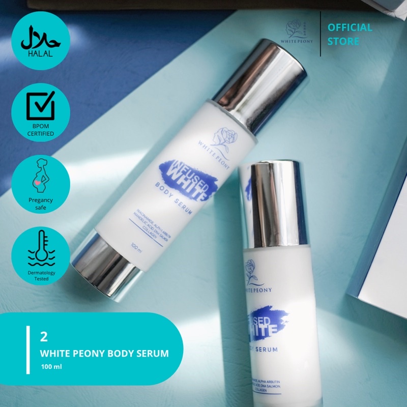White peony body serum PAKET 2 BOTOL