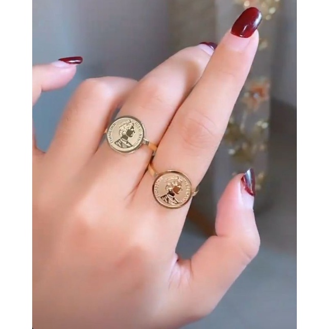 cincin koin replika emas 24k