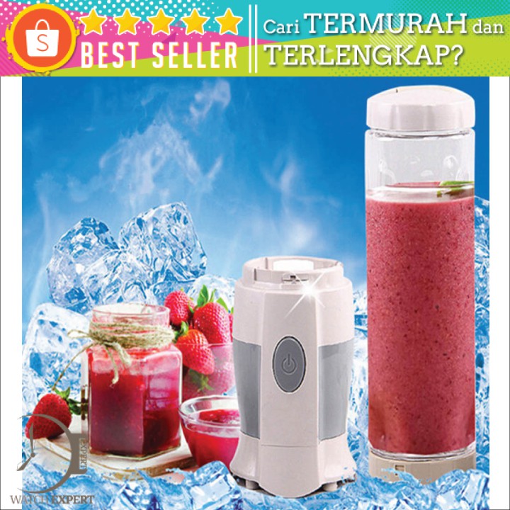 Blender Buah Portable Juicer Mini 400ml Shake n Take White