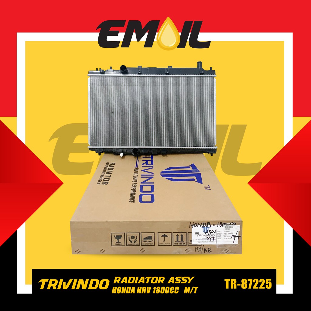 Radiator Assy Honda Hrv 1800cc MT Manual TR-87225 merk Trivindo