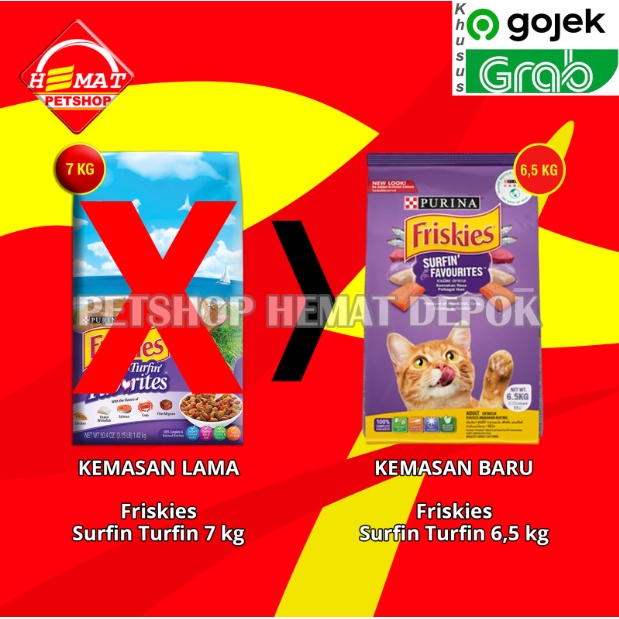 GOSEND Makanan Kucing Cat Food Friskies 6,5 kg