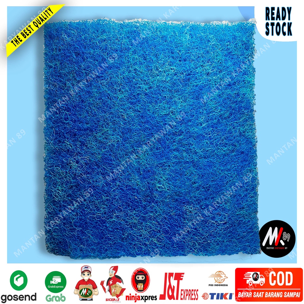 Japmat Media Filter Kolam Ikan Aquarium 50 x 50 Import Japan Matt Filter Air Biologis Japmate Mekani