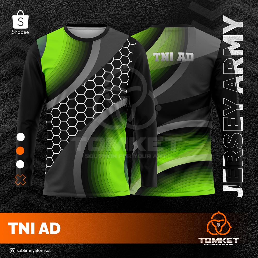 Baju Jersey Full Printing TNI AD-7