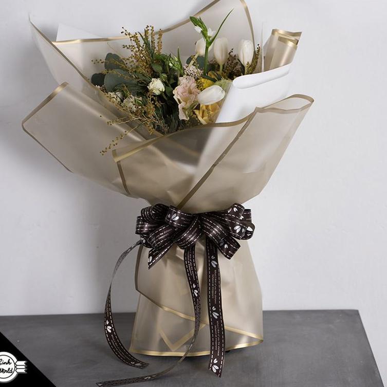 

Kirim Sekarang NAYAA (5 Lembar) List Transparent Flower Wrapping Paper Waterproof // Korean Wrapping Kertas Buket Bunga Perlengkapan Florist Cellophane 79