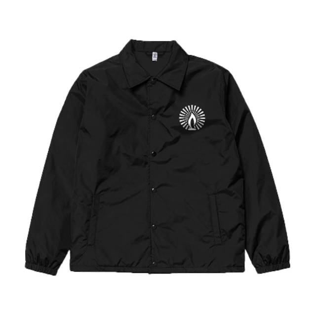 "SHINING BRIGHT" VIBRANT COACH JACKET "BLACK"