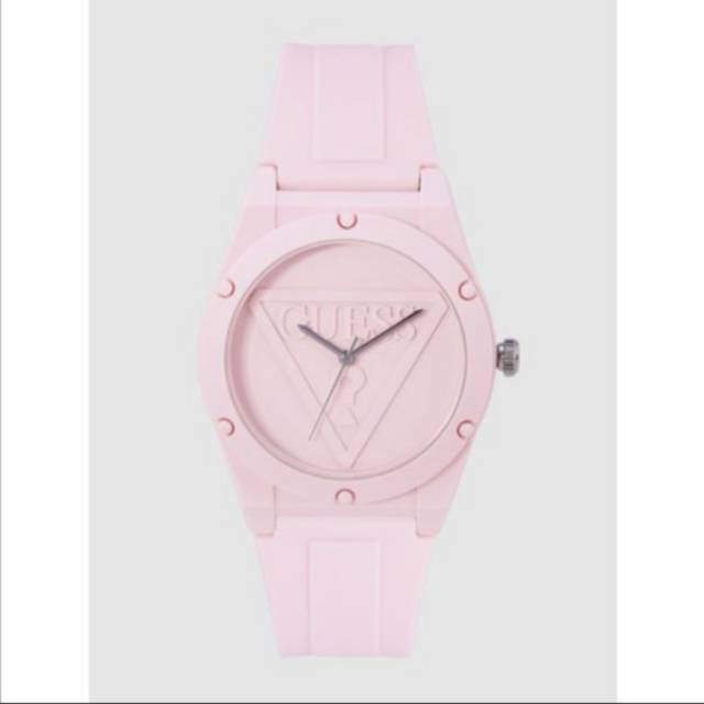 Jam Tangan Wanita Guess  W1283|4 Pink Rubber Original