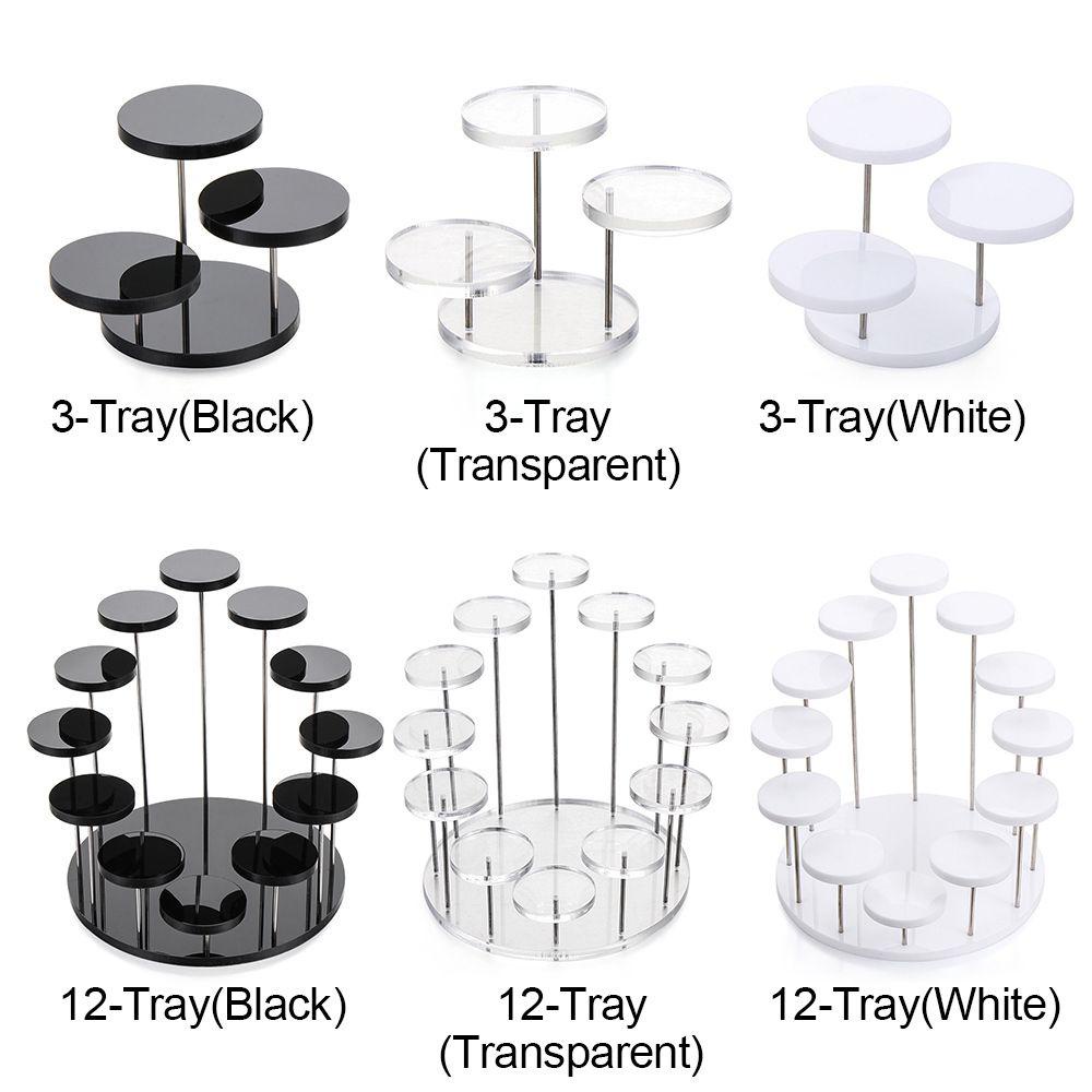 Top Acrylic Display Stand Tempat Makanan Penutup Alat Kue Cupcake Stand