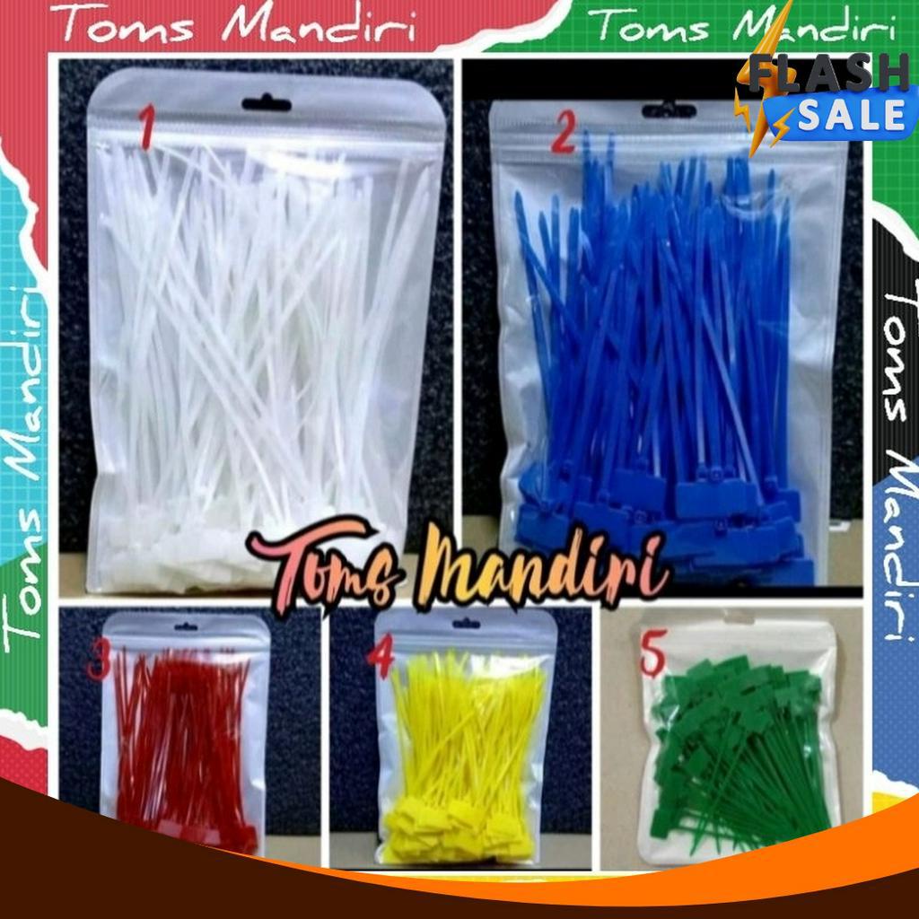 

CUCI GUDANG Kabel Ties Label Ties 4X1mm Ties kabel bendera