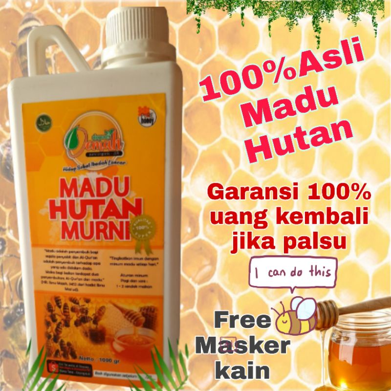 

Dapoer Oemah Madu Hutan Kalimantan Asli dan Murni Grade A 1 kg