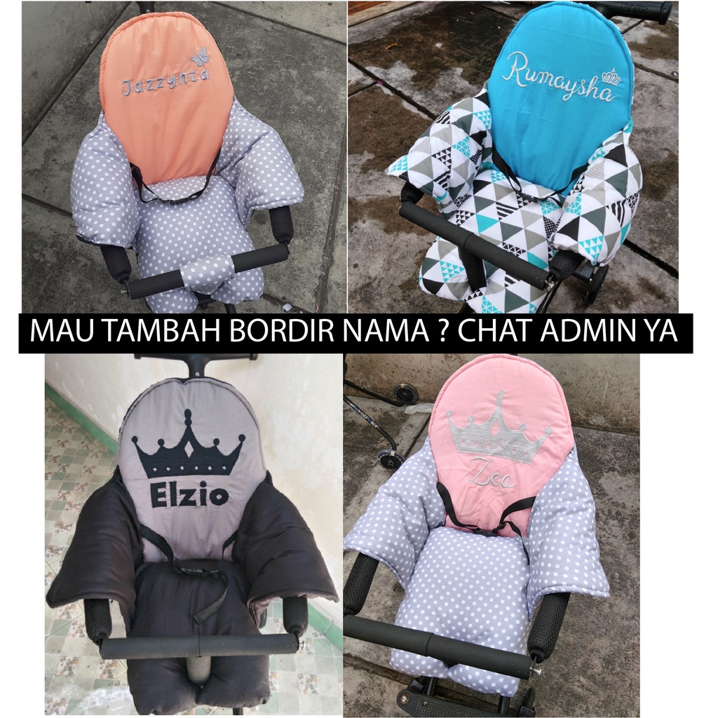 PO Alas Trike Pad T4 BD / T4 BD Extra Front Sandaran Alas Stroller Bayi Akachan