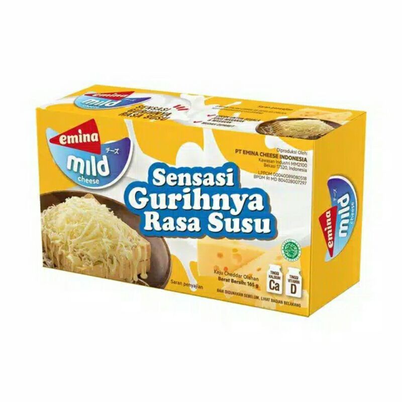 

keju emina mild cheese 165 gram