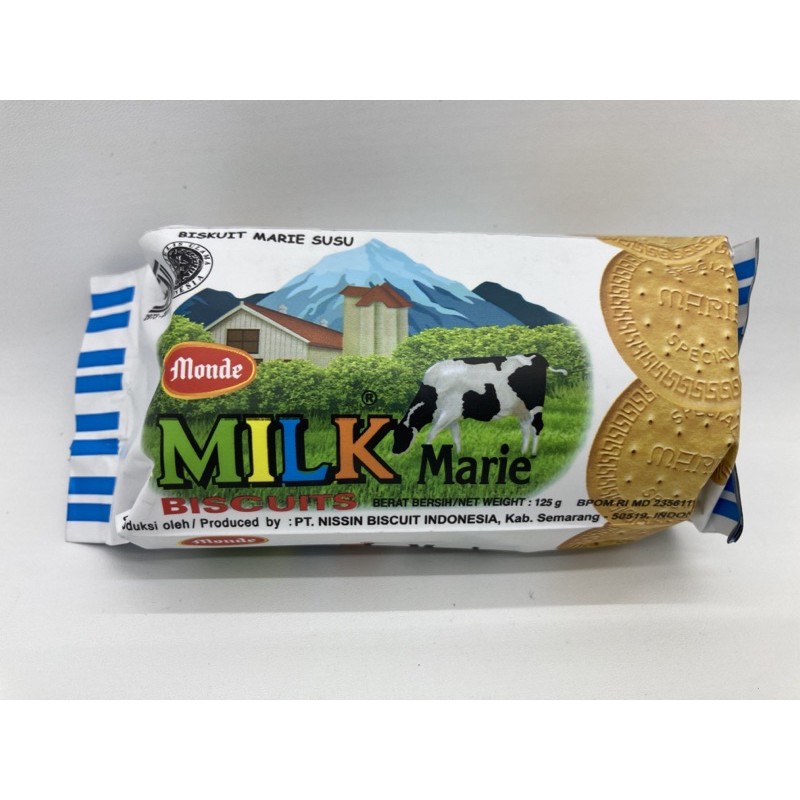 

Monde Marie Milk BISKUIT MARIE SUSU 125g