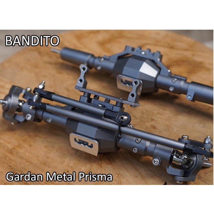 Gardan Prisma Axial SCX10 II Full Metal Gray for Rc Adventure RGT FS