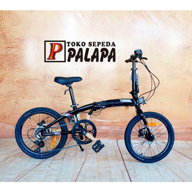 SEPEDA LIPAT 20 ELEMENT ECOSMO 7 2022 SELI FOLDING BIKE
