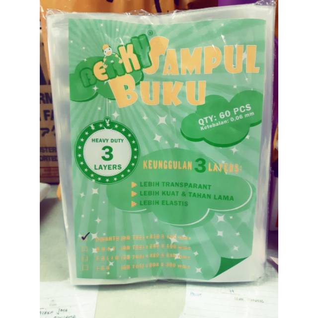 

Sampul Plastik Kwarto (60 lembar)