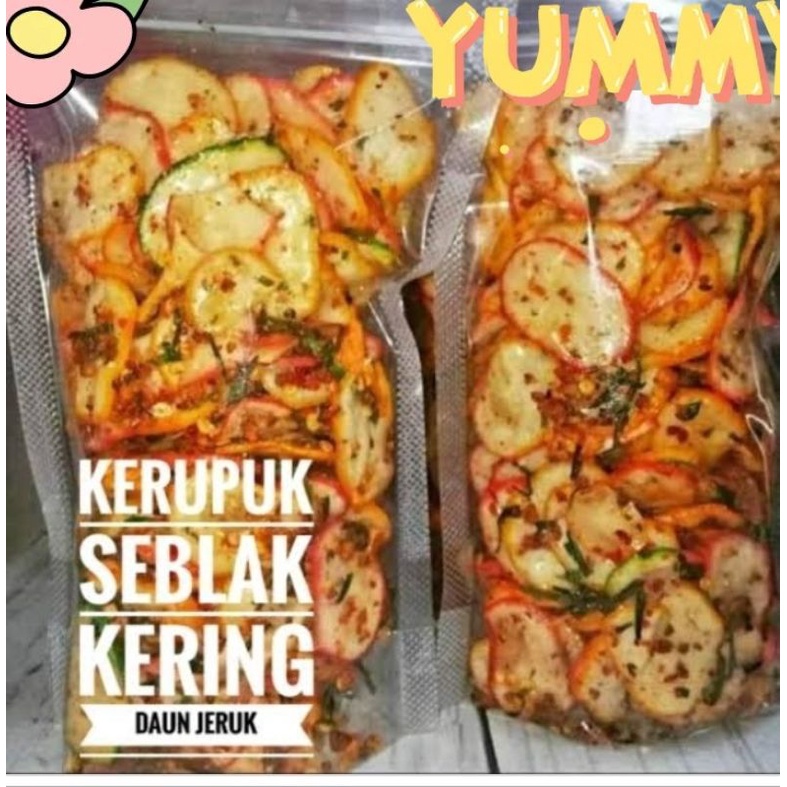 

kerupuk seblak kering