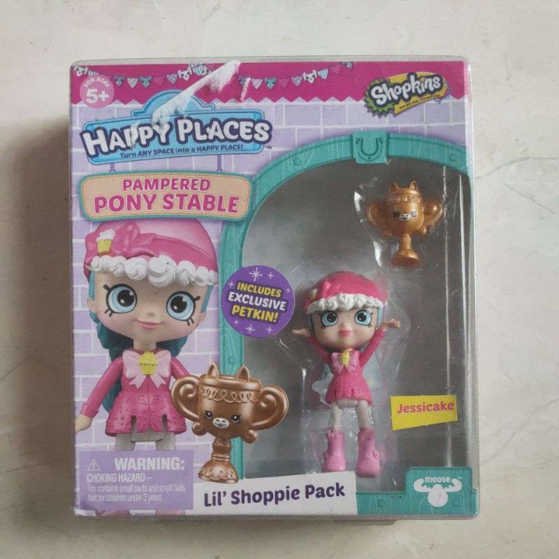 Shopkins happy places pampered pony stable Lil shoppie pack jessicake